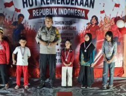 Malam Ramah Tamah HUT ke-81 RI, Bhabinkamtibmas Ajak Warga Jaga Kamtibmas