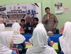 Binmas Polsek Bontoala Edukasi Pelajar tentang Kenakalan Remaja di SMPN