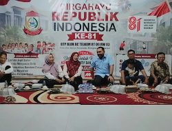 Bhabinkamtibmas Hadiri Malam Ramah Tamah HUT RI di BTP AC Telkomas