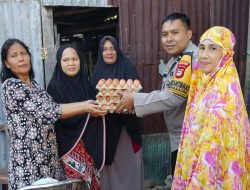 Polsek Rappocini Salurkan Bantuan kepada Warga Membutuhkan