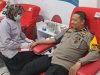 Setetes Darah untuk Sesama, Bhabinkamtibmas Bunga Ejaya Rutin Donor Darah