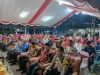 Bhabinkamtibmas Pantau Malam Ramah Tamah HUT RI ke-81 di Kelurahan Kassi’-kassi