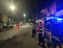 Cegah Kriminalitas Dini Hari, Unit Sabhara Polsek Bontoala Intensifkan Patroli