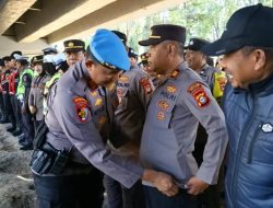 Kapolrestabes Makassar Tekankan Pengamanan Humanis, Personel Dilarang Bawa Senjata Api