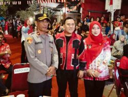 Sambil Perkenalkan Diri, Kapolsek Bontoala Hadiri Pesta Rakyat di Kelurahan Wajo Baru