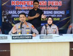 Operasi Satlantas Polrestabes Makassar Amankan 355 Motor, 174 Knalpot Brong Dicopot