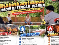 Bhabinkamtibmas Hadir di Tengah Warga Buloa, Sampaikan Pesan Kamtibmas dan Cegah Kebakaran