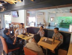 Kapolsek Ujung Pandang Perkuat Sinergi Jaga Kamtibmas di Kawasan Losari