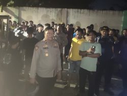 Kapolsek Rappocini Turun Langsung Pengamanan Penanganan Kebakaran Rumah Kos