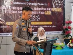 Bekali Generasi Muda, Bhabinkamtibmas Rappocini Sampaikan Edukasi Cinta Tanah Air kepada Mahasiswa