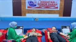 Setetes Darah untuk Sesama, Personel Polrestabes Makassar Ikut Donor di RRI Fest 2026