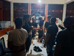 Polsek Manggala Bubarkan Pesta Miras 8 Pemuda di Pekuburan