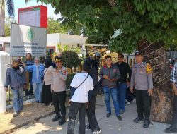 Kapolsek Ujung Pandang Pimpin Pengamanan Kawal Aksi Unras Dari Sampaikan Aspirasi Buruh