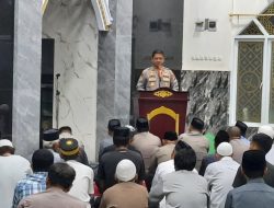 Jajaran Polsek Tamalate sambut Kapolrestabes Makassar Safari Subuh, di wilayah kelurahan Maccini Sombala