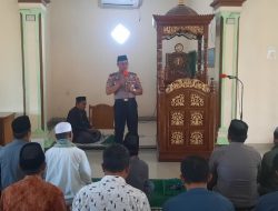 Kapolsek Tamalate Safari Jumat Keliling, Titip Pesan Kamtibmas