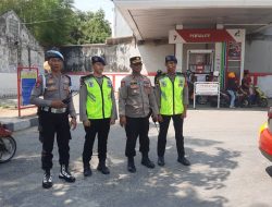 Kapolsek Tamalate Pantau SPBU, Stok BBM Tersedia dan Antrean Kendaraan Normal
