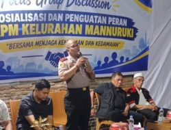 Sinergi Polisi dan Masyarakat Diperkuat, FKPM Mannuruki Dorong Warga Peduli Kamtibmas
