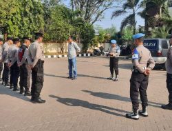 Pimpin Apel Pagi, Kanit Intelkam Polsek Tamalate Ingatkan Personel Tingkatkan Pelayanan