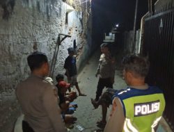 Patroli hingga Larut Malam, Polsek Tallo Sasar Lorong Permukiman Cegah Gangguan Kamtibmas
