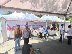 Polsek Biringkanaya Kawal Penyaluran Bantuan Pangan, 700 Warga Hadir di GOR Sudiang
