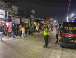 Respons Cepat, Personel Polsek Rappocini Datangi TKP Kecelakaan di Jalan Jipang–Syech Yusuf