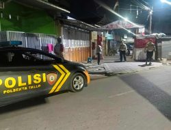 Cegah Gangguan Kamtibmas, Polsek Tallo Intensifkan Patroli Malam di Sejumlah Titik Rawan
