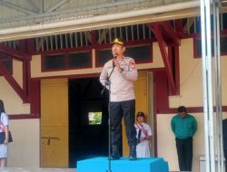 Kapolsek Ujung Pandang Jadi Irup di SMP Frater, Imbau Pelajar Tidak Mudah Terprovokasi dan Terlibat Tawuran