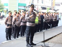Pimpin Apel Kesiapan Pengamanan Unjuk Rasa, Kapolrestabes Makassar Tekankan Pendekatan Humanis Tanpa Kekerasan