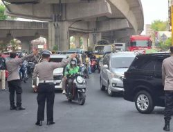 Polsek Rappocini Kawal Aksi Unras, Jaga Keamanan dan Kelancaran Arus Lalu Lintas