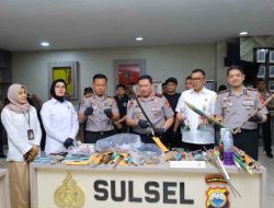 Polda Sulsel Ungkap Kasus Perkelahian Kelompok di Kota Makassar