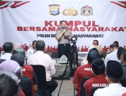 Kumpul Bersama Masyarakat, Kapolrestabes Makassar Ajak Warga Aktif Jaga Kamtibmas
