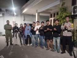 Bhabinkamtibmas Polsek Rappocini Bersama Babinsa dan Pemuda-Pemudi Perkuat Kamtibmas
