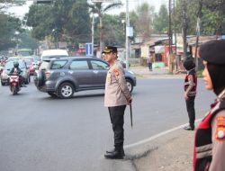 Kapolrestabes Makassar Turun Langsung ke Jalan Atur Lalu Lintas