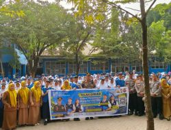 Kapolsek Manggala Sosialisasikan Penerimaan SMA Kemala Taruna Bhayangkara di SMPN 8 Makassar