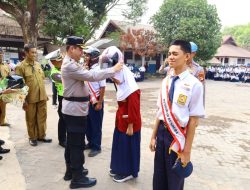 Kapolrestabes Makassar Pimpin Upacara di SMPN 25, Tekankan Disiplin, Anti-Bullying dan Bahaya Narkoba