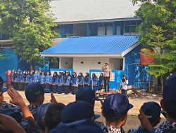 Momen Upacara Hari Sumpah Pemuda, Polsek Manggala Imbau Pelajar SMPN 8 Makassar Jauhi Tawuran dan Geng Motor