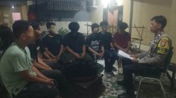 Cegah Gangguan Kamtibmas, Bhabinkamtibmas Polsek Rappocini Berikan Pembinaan kepada Pemuda yang Pesta Miras